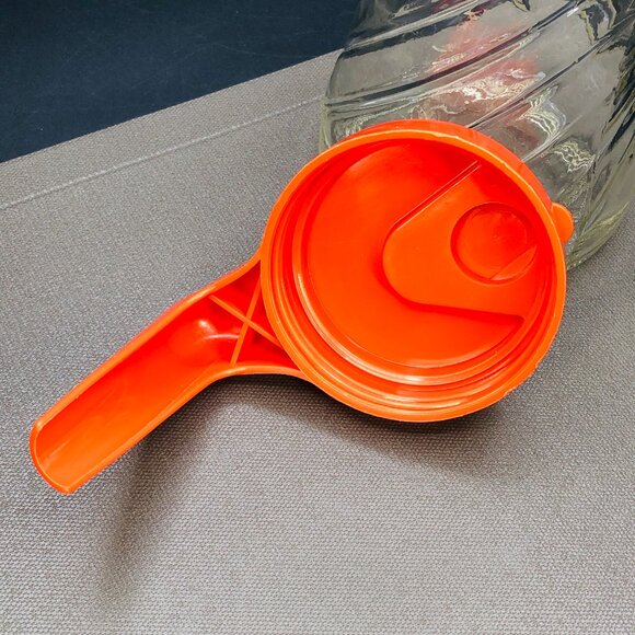 Vintage TANG Juice 1-Qt Orange Lid Glass Pitcher- Anchor Hocking: 80s Kitchen - Picture 7 of 14